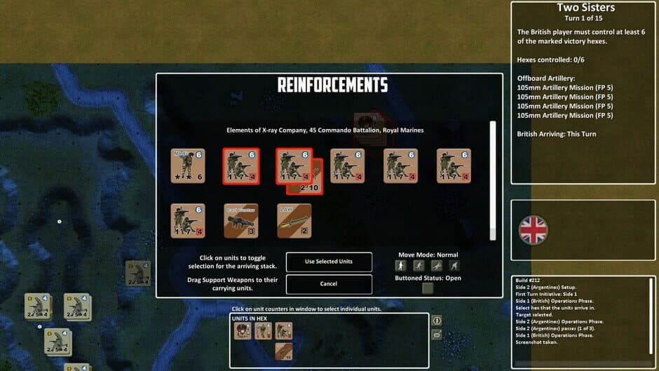 Скриншот 4 из Lock 'n Load Tactical Digital: Heroes of the Falklands - Pack 1