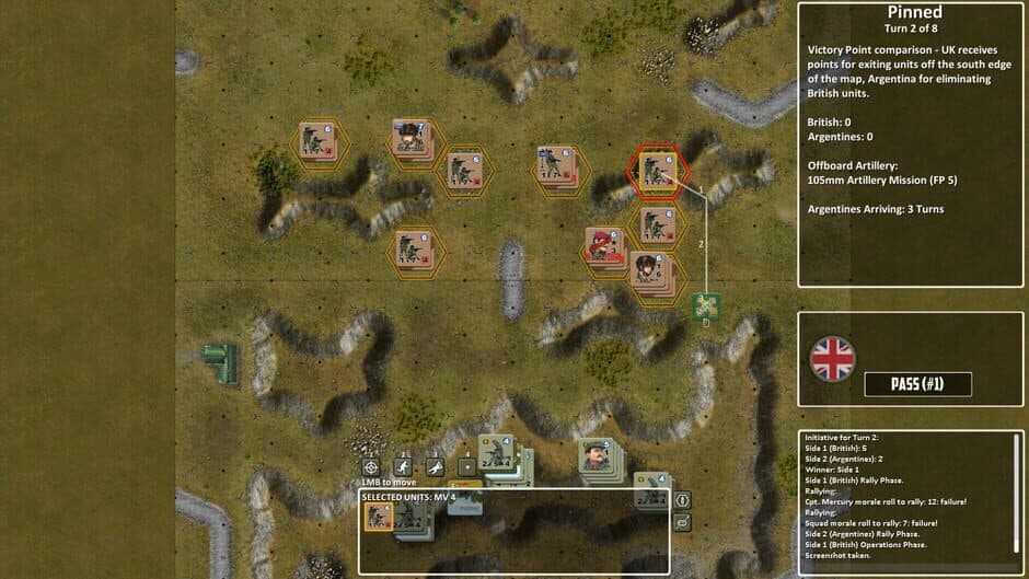 Скриншот 5 из Lock 'n Load Tactical Digital: Heroes of the Falklands - Pack 1