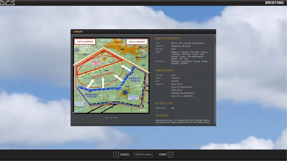 Скриншот 9 из DCS World: A-10C - Tactical Training Qualification Campaign