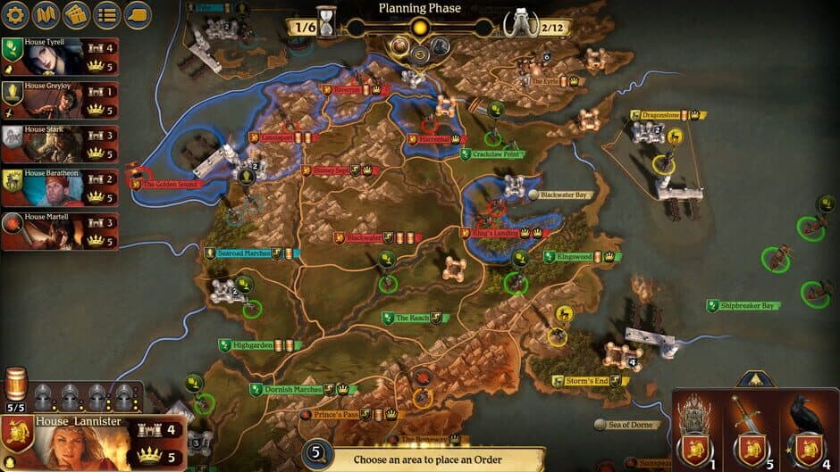 Скриншот 4 из A Game of Thrones: The Board Game - Digital Edition: A Dance With Dragons