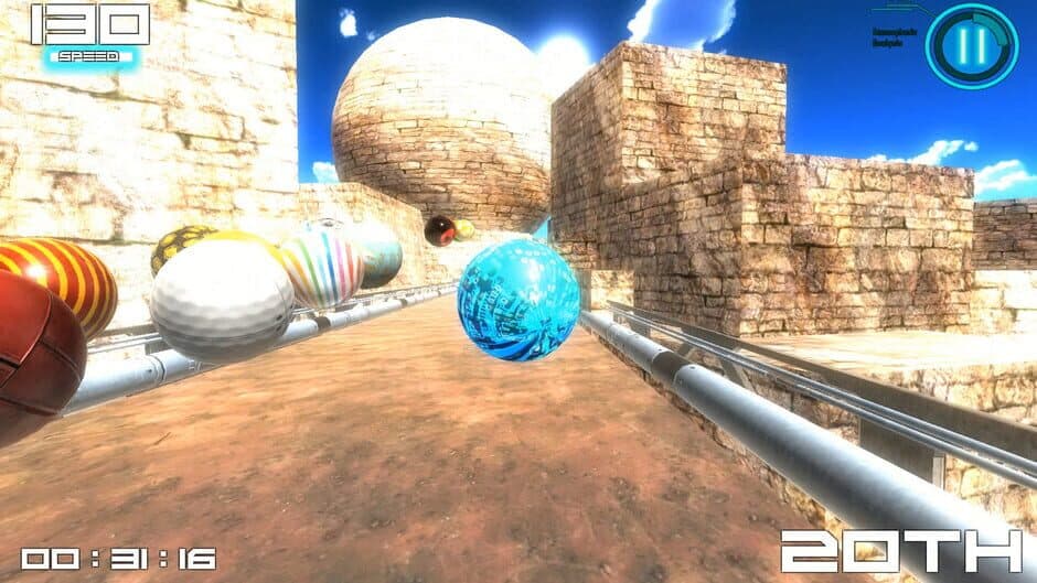 Скриншот 1 из Marble Ball Racing