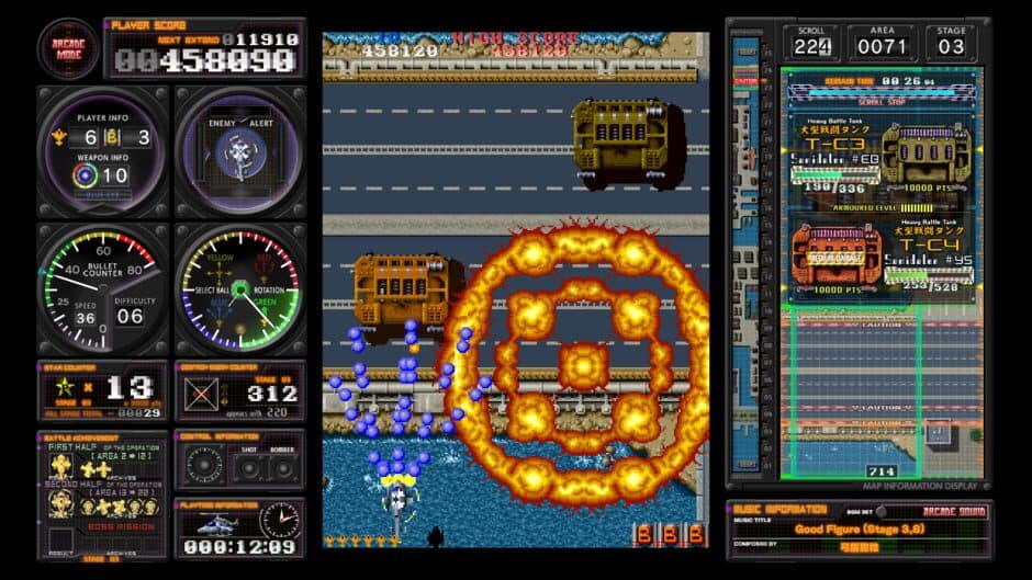 Скриншот 1 из Kyuukyoku Tiger Heli: Toaplan Arcade Garage