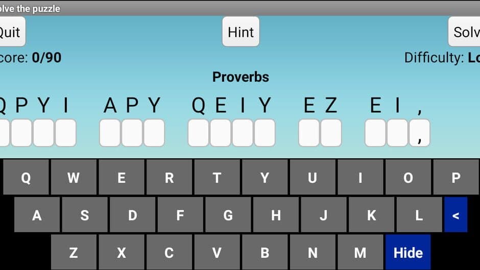 Скриншот 2 из Cryptogram Puzzles