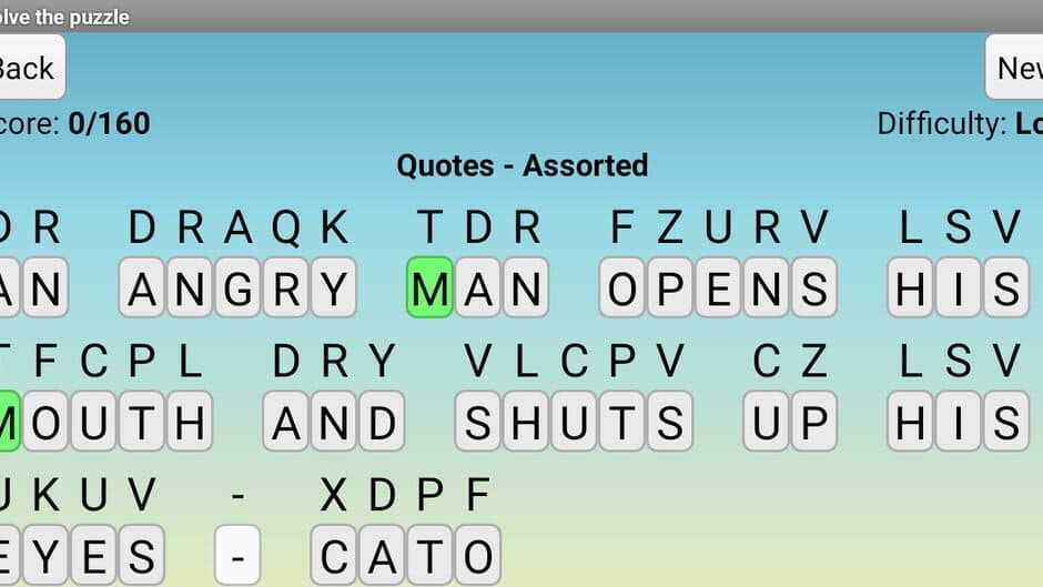 Скриншот 3 из Cryptogram Puzzles