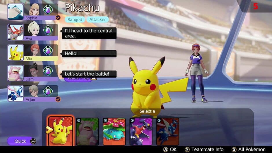 Скриншот 2 из Pokémon Unite