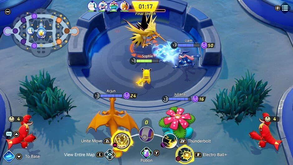 Скриншот 4 из Pokémon Unite