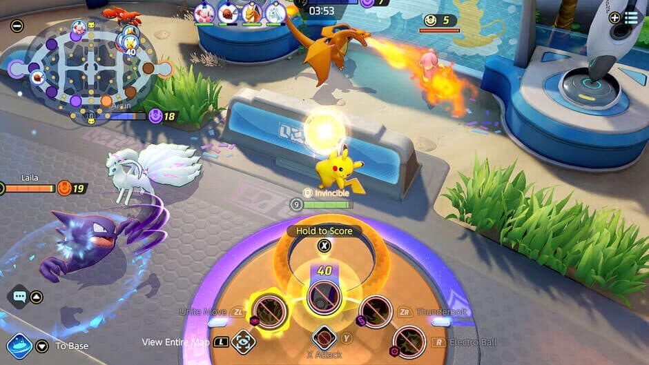 Скриншот 1 из Pokémon Unite