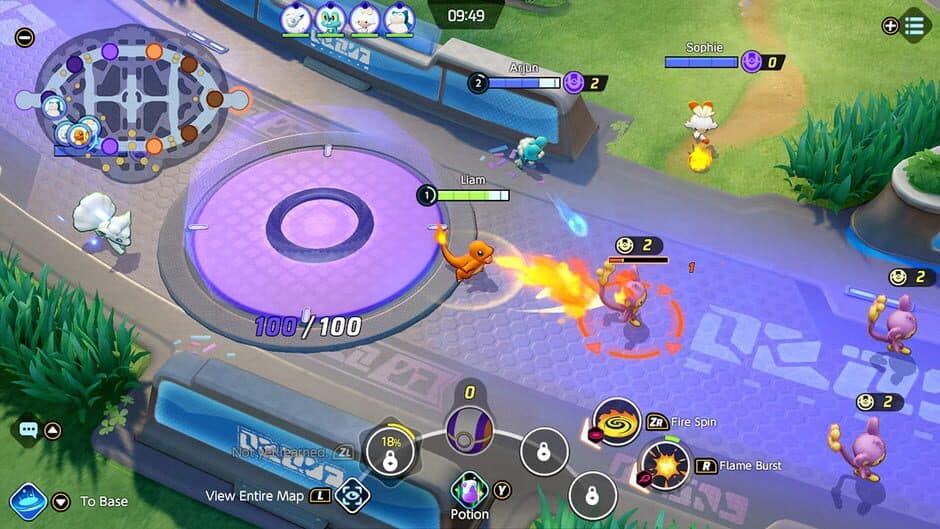 Скриншот 3 из Pokémon Unite