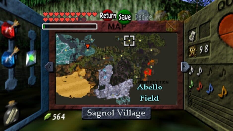 Скриншот 5 из The Legend of Zelda: Master of Time