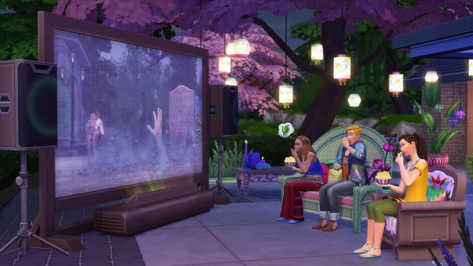 Скриншот 3 из The Sims 4: Movie Hangout Stuff