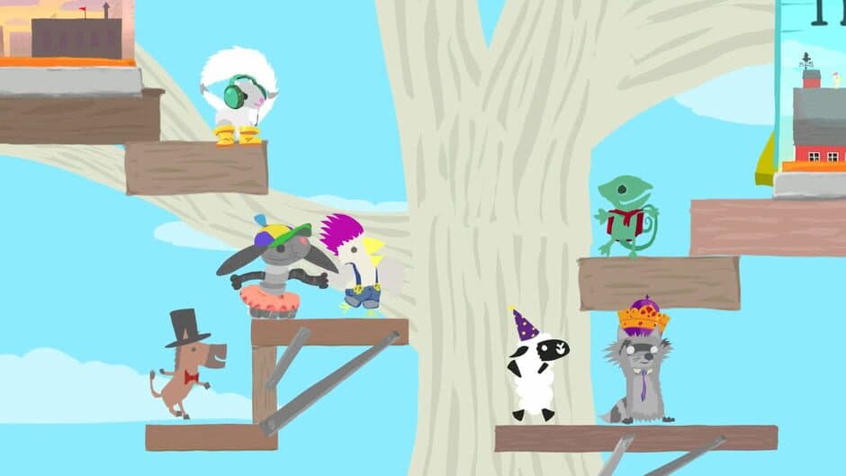 Скриншот 4 из Ultimate Chicken Horse: A-Neigh-Versary Edition