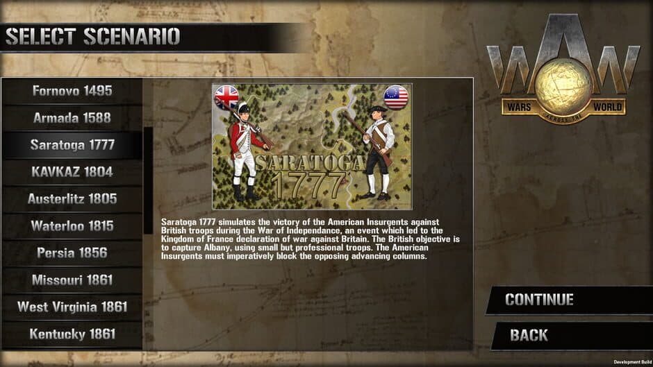 Скриншот 1 из Wars Across the World: Saratoga 1777