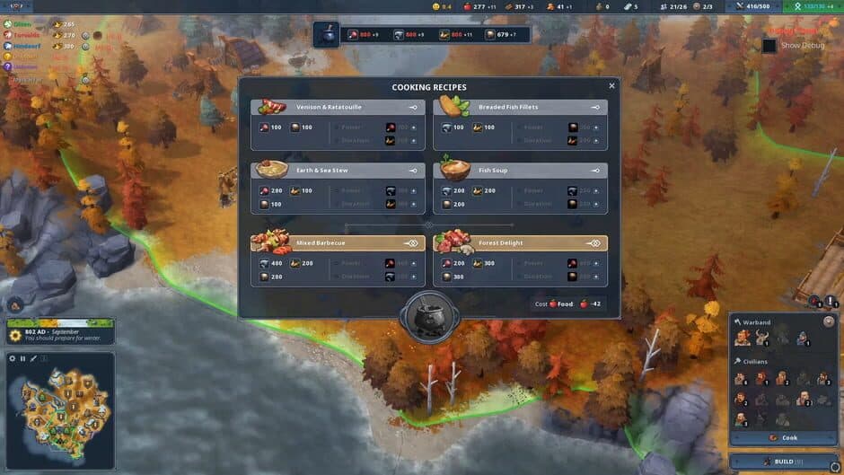 Скриншот 5 из Northgard: Ratatoskr, Clan of the Squirrel