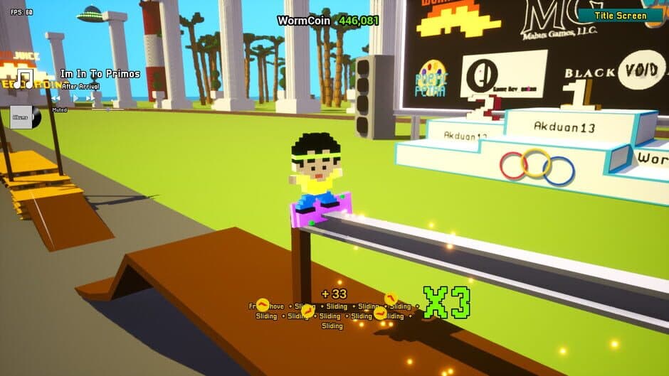 Скриншот 1 из WormJuice Skateboarding Olympics