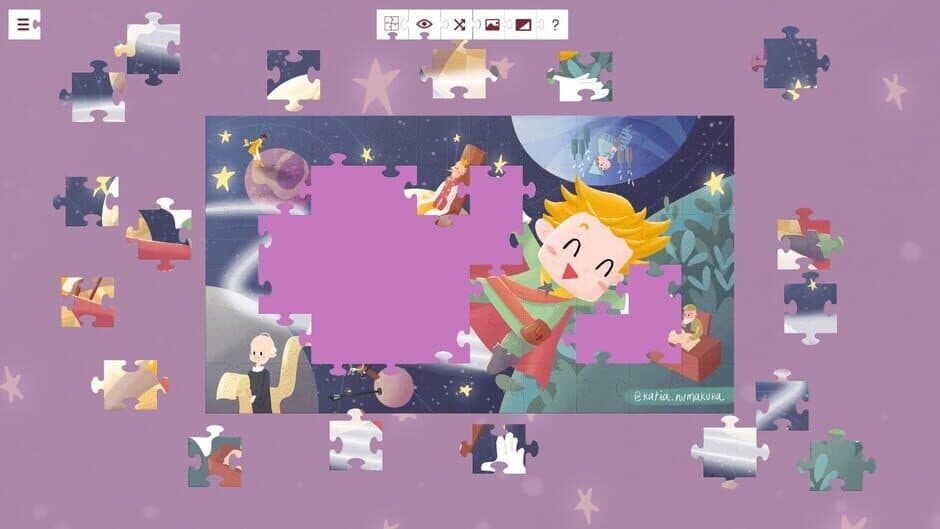 Скриншот 2 из My Little Prince: A Jigsaw Puzzle Tale