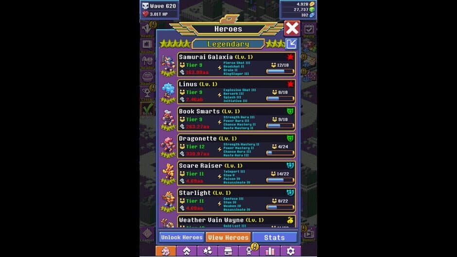Скриншот 10 из Idle TD: Heroes vs Zombies