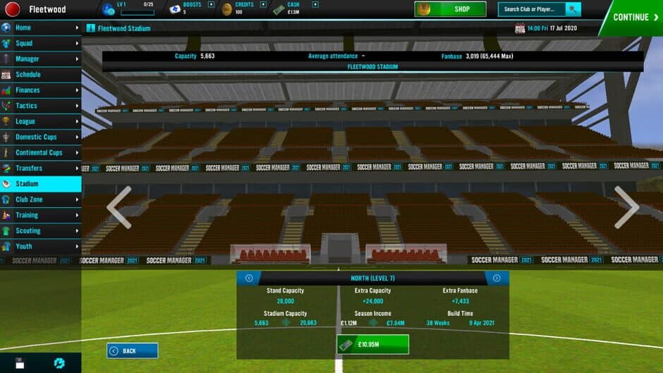 Скриншот 4 из Soccer Manager 2021