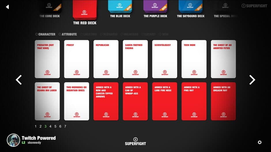 Скриншот 3 из Superfight: The Red Deck