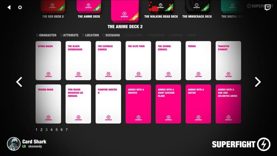 Скриншот 3 из Superfight: The Anime Deck 2
