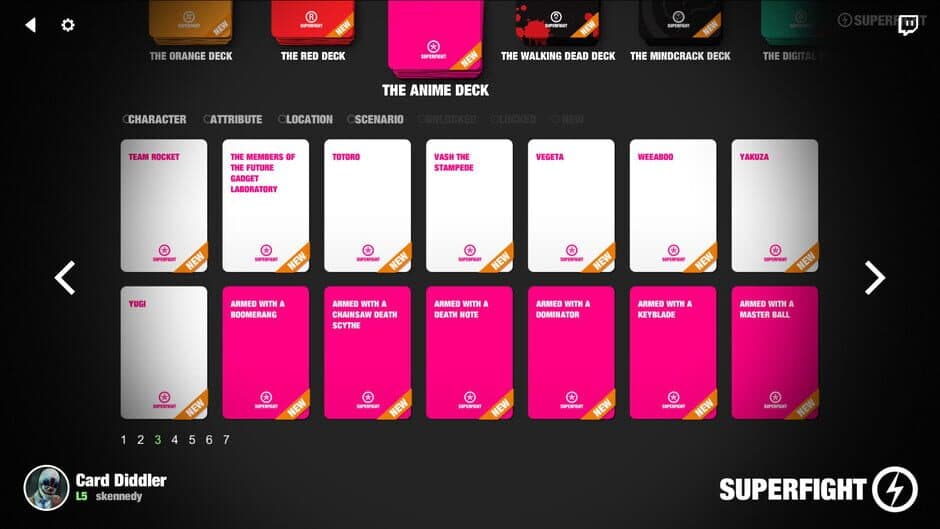 Скриншот 2 из Superfight: The Anime Deck