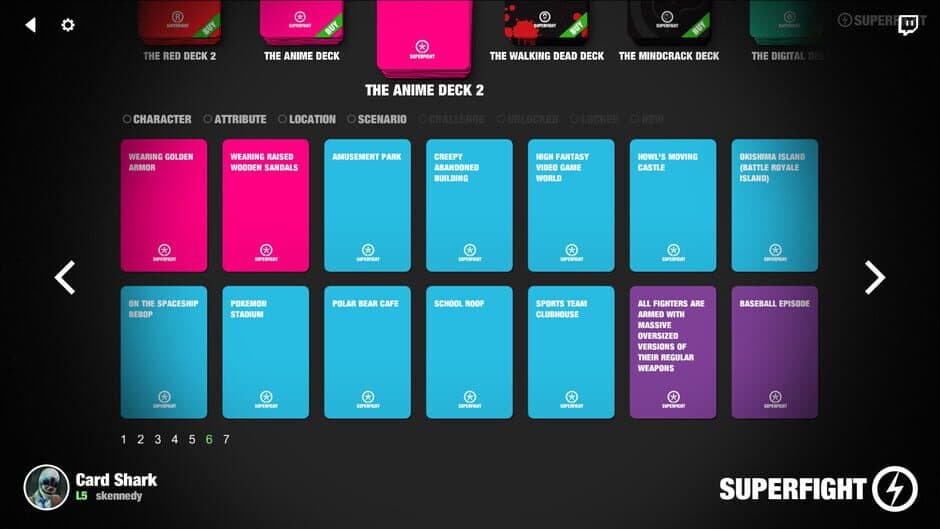 Скриншот 4 из Superfight: The Anime Deck 2