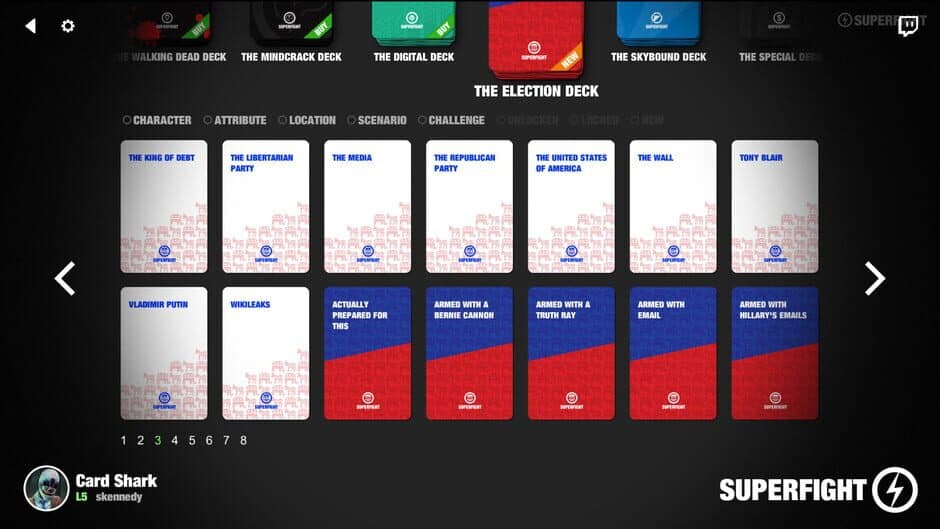 Скриншот 1 из Superfight: The Election Deck