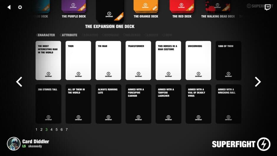 Скриншот 3 из Superfight: The Expansion One Deck