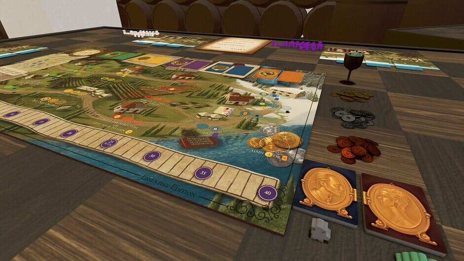 Скриншот 2 из Tabletop Simulator: Viticulture