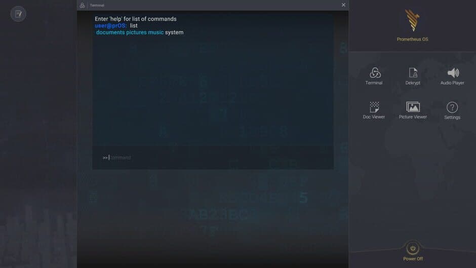 Скриншот 1 из Prometheus OS