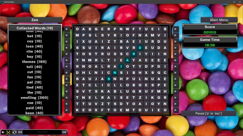 Скриншот 1 из InfiniWordSlide
