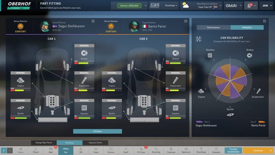 Скриншот 5 из Motorsport Manager - GT Series