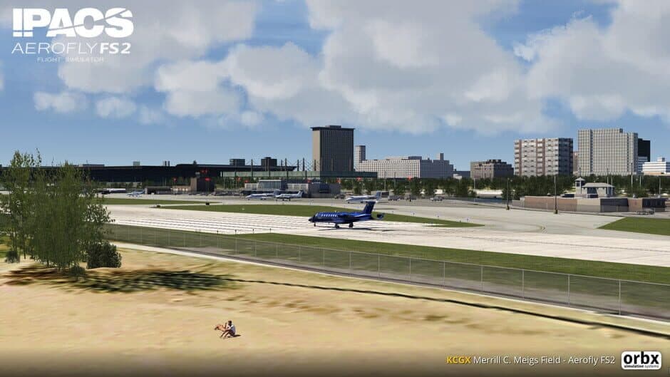 Скриншот 4 из Aerofly FS 2 Flight Simulator: Orbx - Chicago Meigs Field