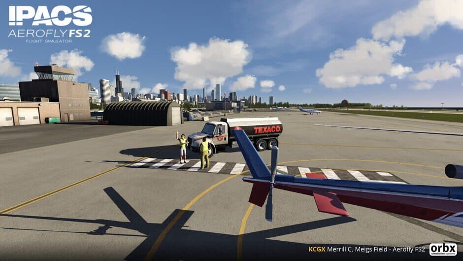 Скриншот 12 из Aerofly FS 2 Flight Simulator: Orbx - Chicago Meigs Field