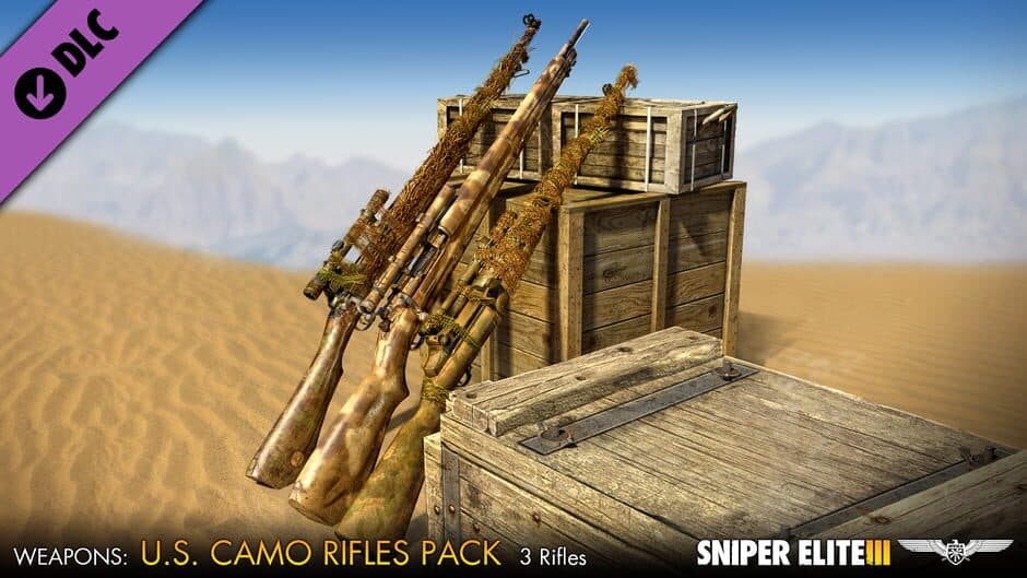 Скриншот 2 из Sniper Elite III: U.S. Camouflage Rifles Pack