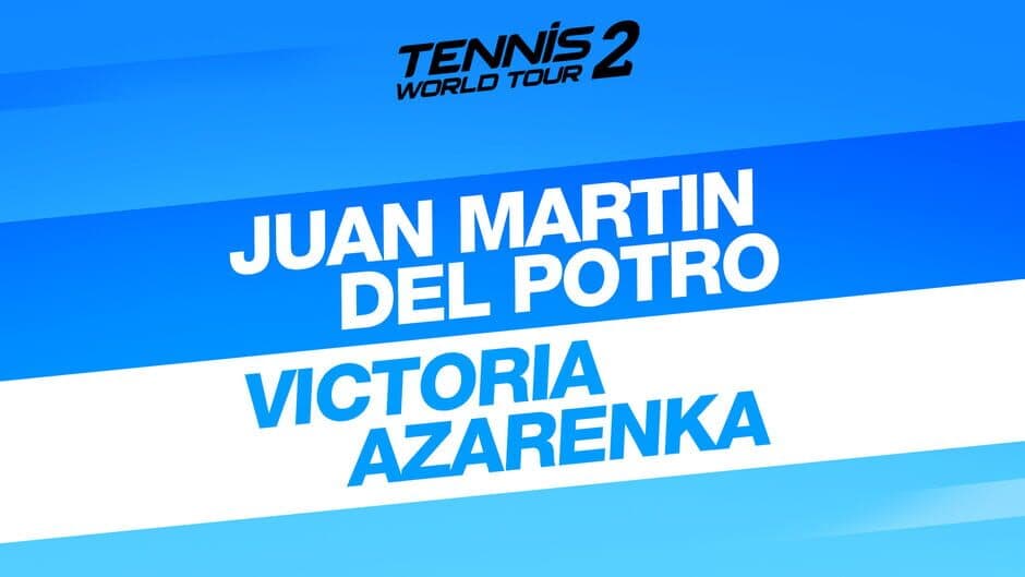 Скриншот 1 из Tennis World Tour 2: Juan Martin Del Potro & Victoria Azarenka