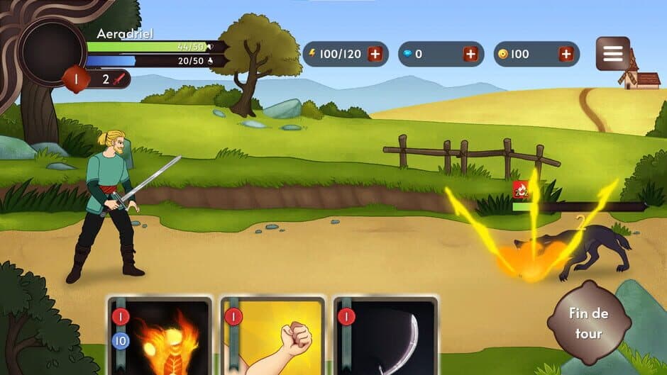 Скриншот 1 из Tales of Finariel: Card based RPG