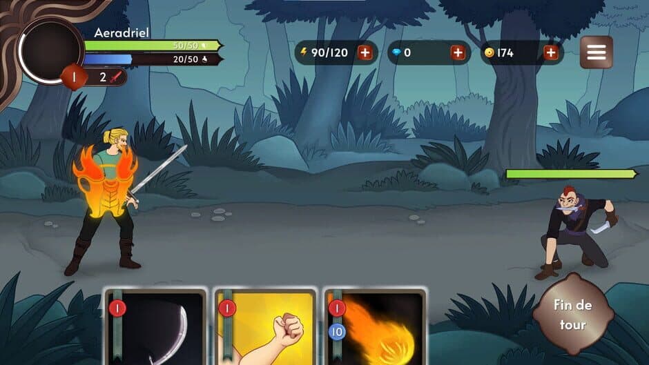 Скриншот 2 из Tales of Finariel: Card based RPG