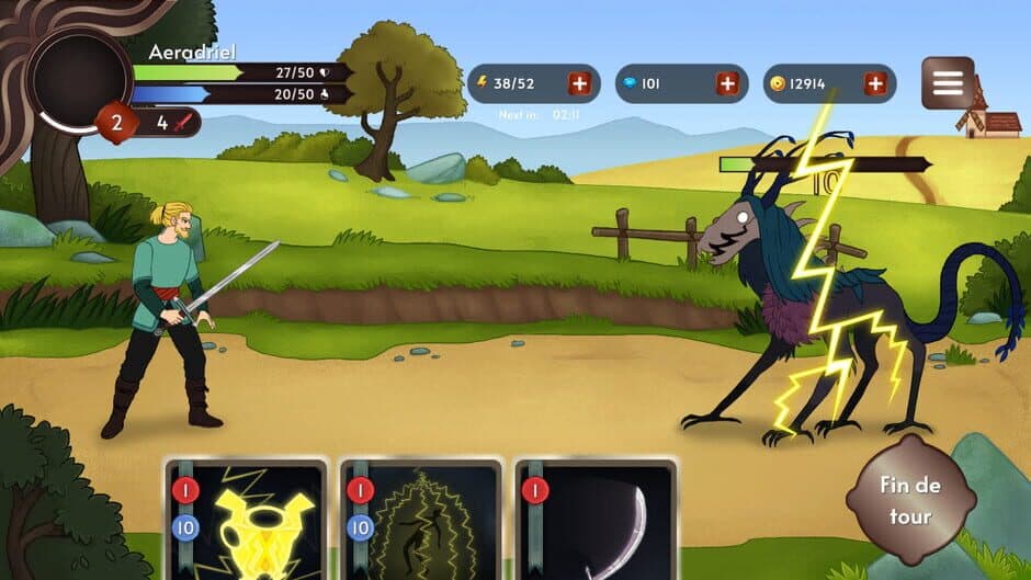 Скриншот 3 из Tales of Finariel: Card based RPG