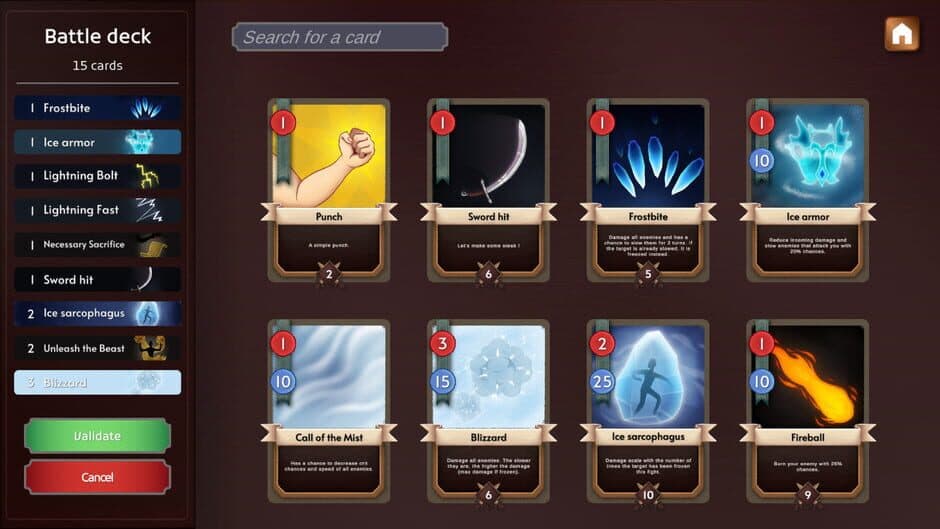 Скриншот 5 из Tales of Finariel: Card based RPG