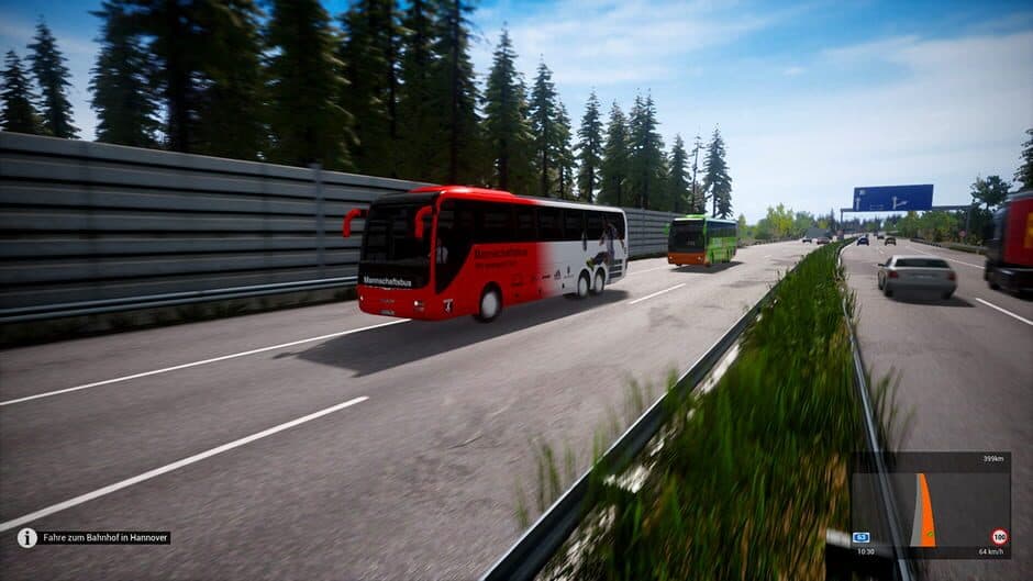 Скриншот 9 из Fernbus Simulator: Football Team Bus
