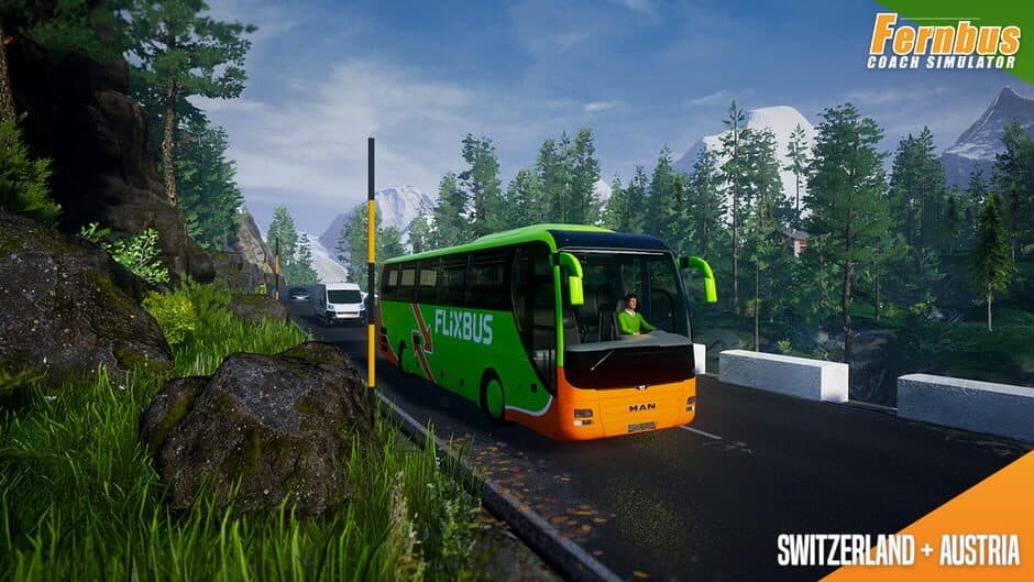 Скриншот 1 из Fernbus Simulator: Austria/Switzerland