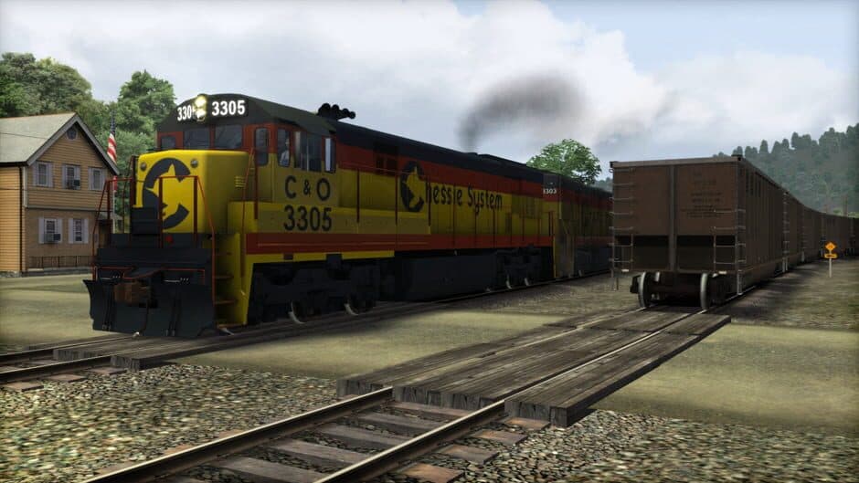 Скриншот 7 из Train Simulator: Chessie System U30C Loco Add-On