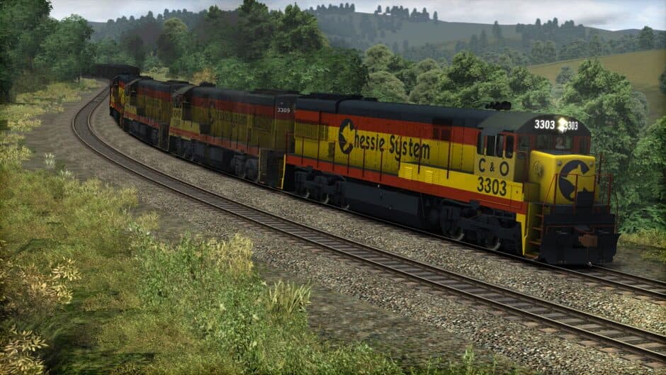 Скриншот 9 из Train Simulator: Chessie System U30C Loco Add-On