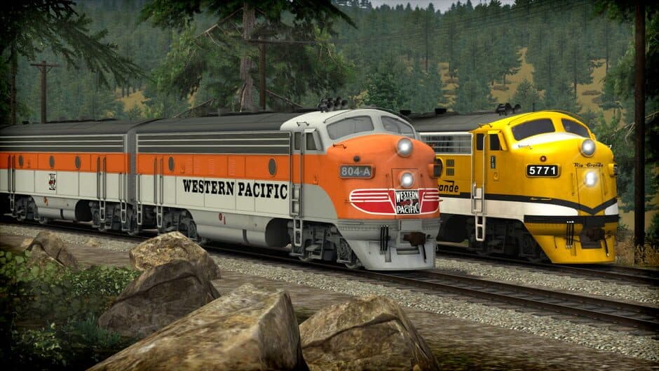 Скриншот 5 из Train Simulator: Western Pacific FP7 ‘California Zephyr’ Loco Add-On