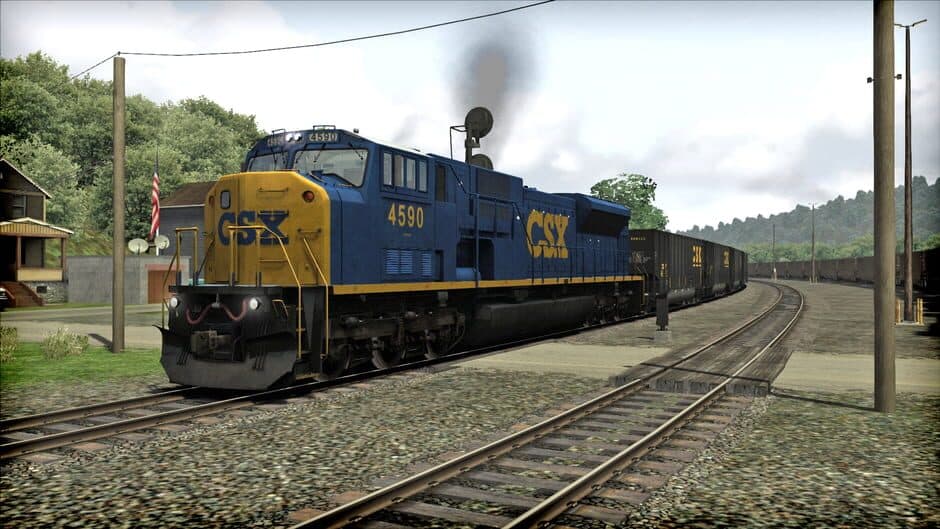 Скриншот 1 из Train Simulator: CSX SD80MAC Loco Add-On