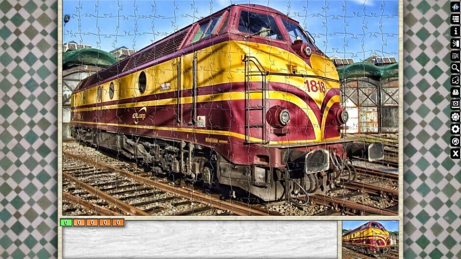 Скриншот 2 из Pixel Puzzles Ultimate: Trains