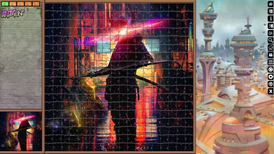 Скриншот 3 из Pixel Puzzles Ultimate: Cyberpunk