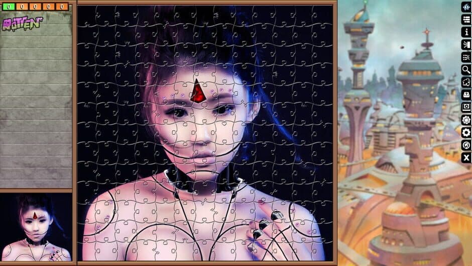 Скриншот 4 из Pixel Puzzles Ultimate: Cyberpunk