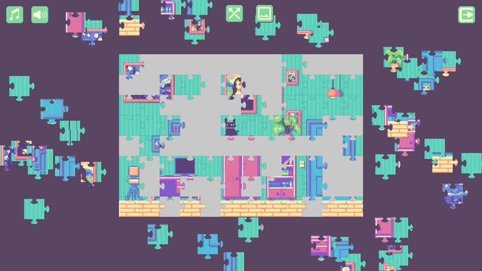 Скриншот 6 из Newton's Life at Home: Pixel Art Jigsaw Puzzle