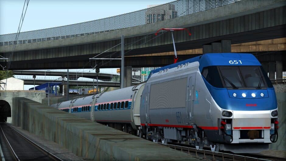 Скриншот 1 из Train Simulator 2021: Amtrak HHP-8 Loco